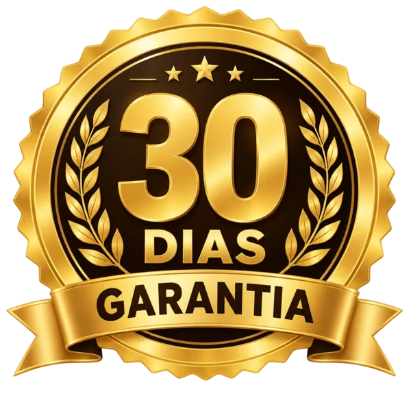 Selo de 30 dias de garantia — Projeto Chalé Raiz