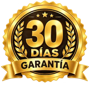 Sello de 30 días de garantía — Proyecto Cabaña Raíz